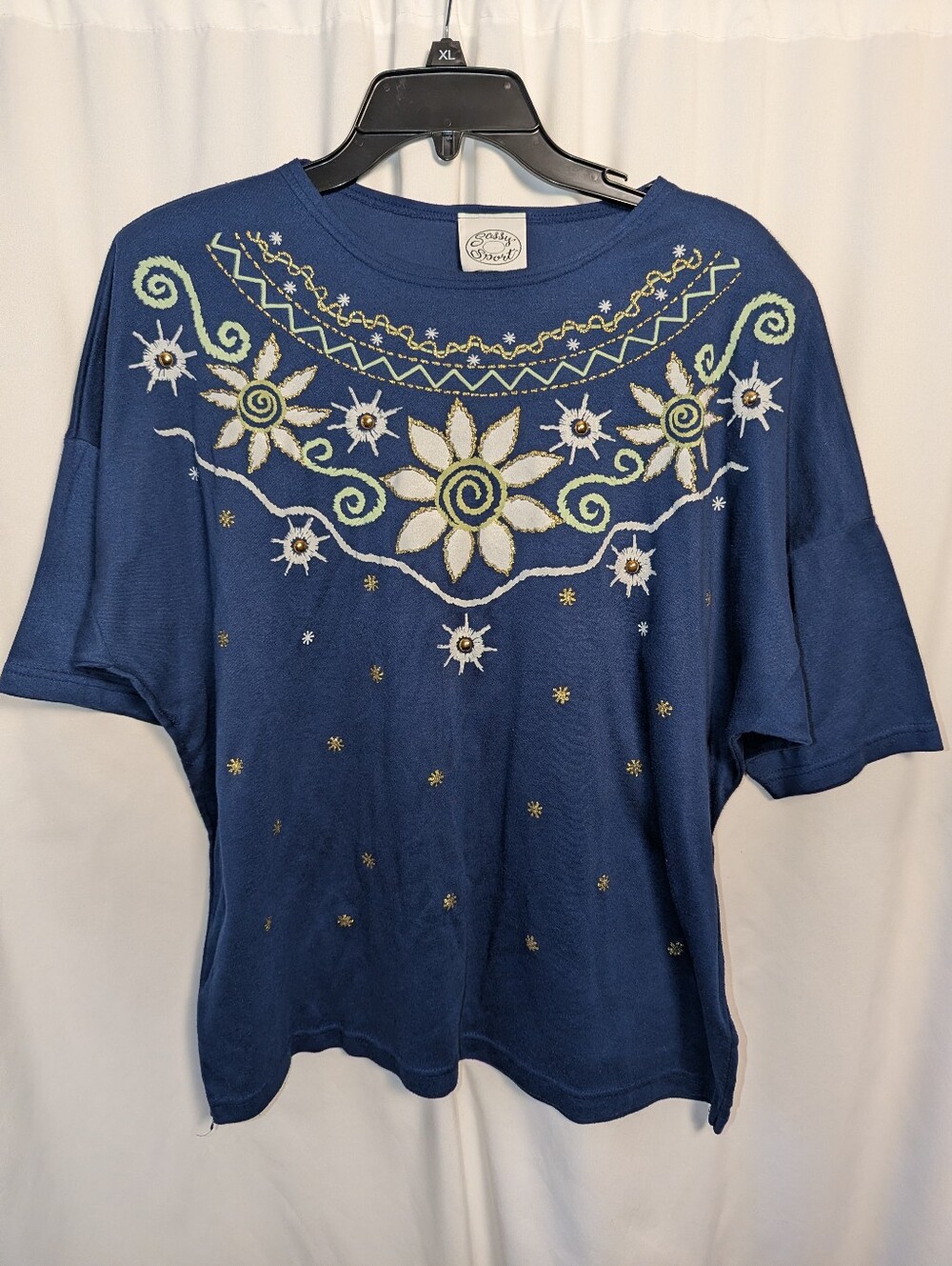 Vintage 90s Sassy Sport Grandma Core Graphic Tee XL
